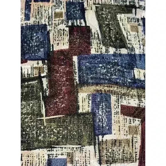 New River by J. Riggins Silk Abstract Geometric Tie - Picture 4 of 4